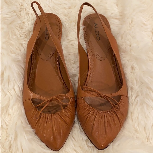 Aldo Brown Low Heel Flats - Size 10 (Euro 40) - Picture 5 of 5